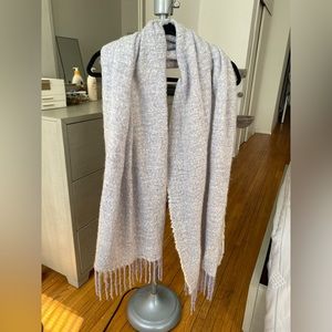 Baby blue long wrap scarf from loft